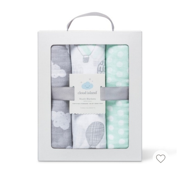 cloud island Other - Cloud Island Muslin Swaddle Blanket NWT